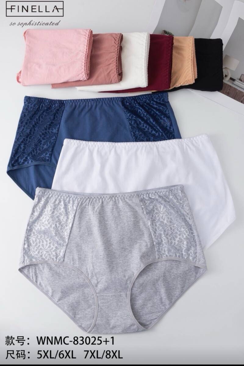 Majtki damskie Roz 5XL-8XL, Mix kolor Paczka 24 szt